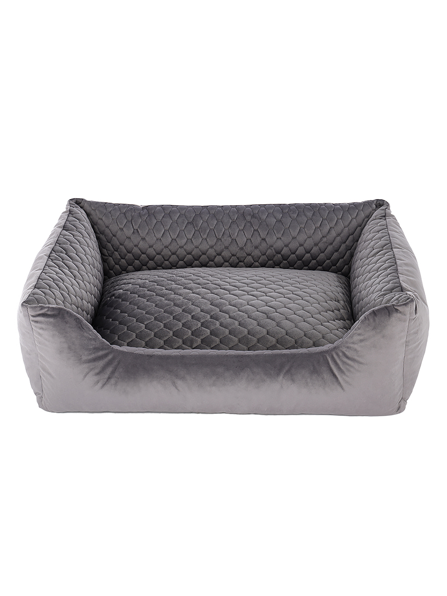 Лежанка для собак и кошек Монморанси Граф, серый, 50х70 см