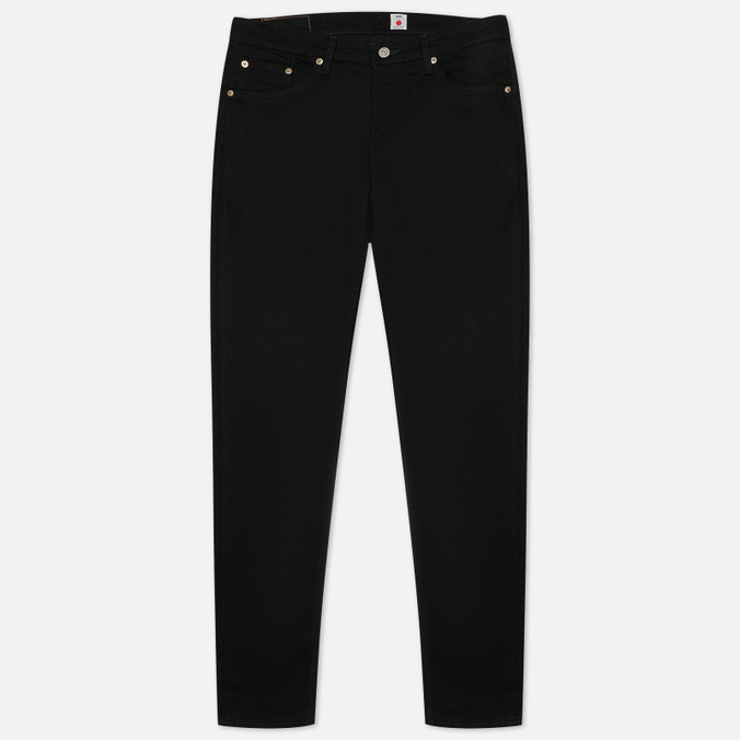 

Мужские джинсы Edwin Skinny Kaihara Black x Black Stretch Denim 12.5 Oz чёрный, 32/32, Черный, Skinny Kaihara Black x Black Stretch Denim 12.5 Oz