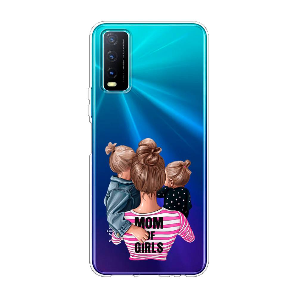 

Чехол Awog на Vivo Y20 "Mom of Girls", Разноцветный, 263650-6