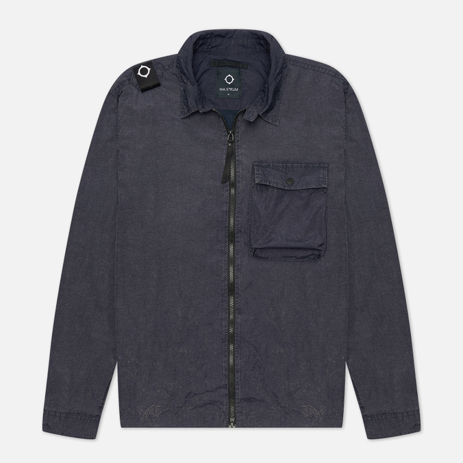 

Мужская куртка ветровка MA.Strum Acid Wash Overshirt синий, Размер XL, Acid Wash Overshirt