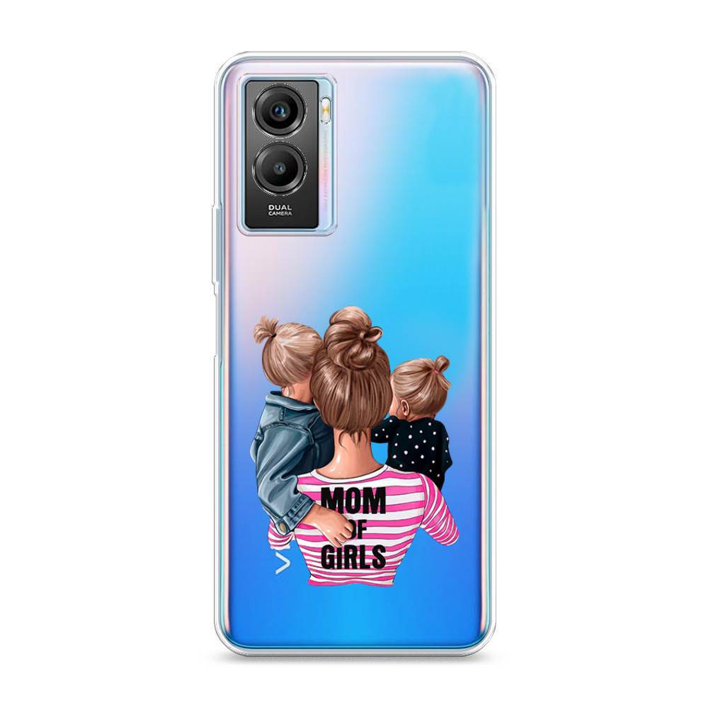 

Чехол Awog на Vivo Y55s 5G "Mom of Girls", Разноцветный, 266150-6