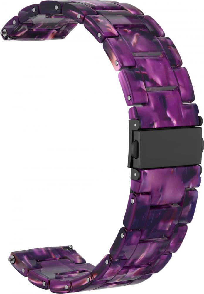 

Ремешок из смолы GSMIN Farl 22 для Huawei Watch GT 2 46мм (Темно-фиолетовый)