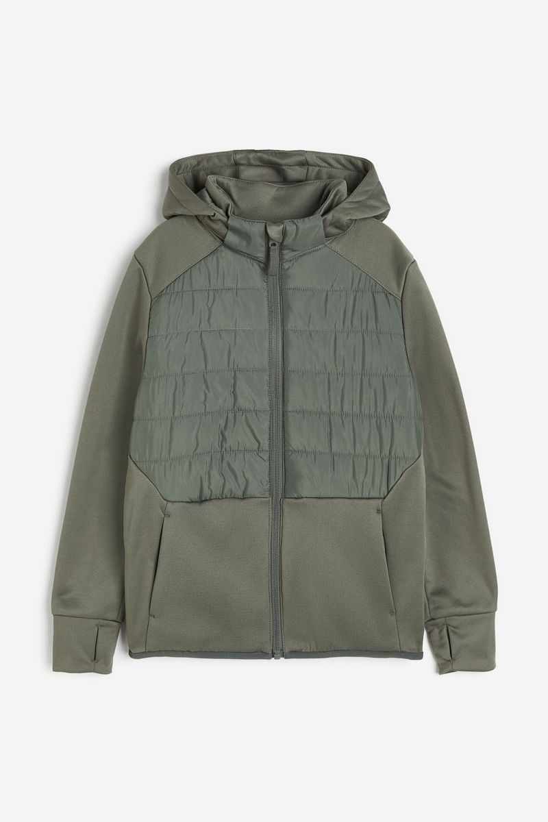 

Куртка детская H&M 1171115, хаки, 134, 1171115