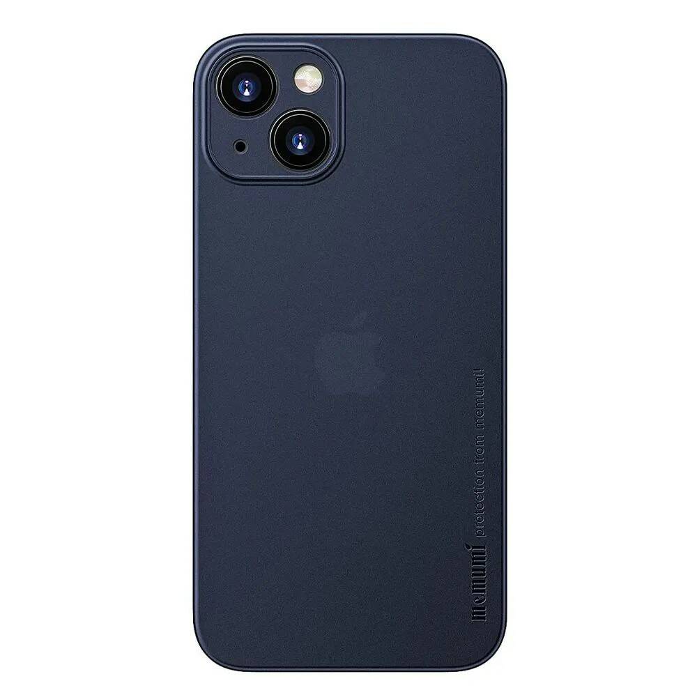 фото Чехол memumi ultra slim 0.3 для iphone 14 plus синий