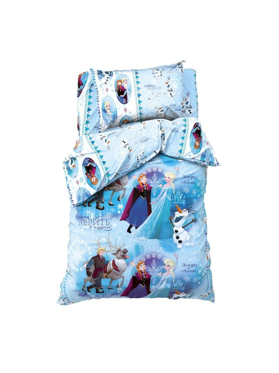Детский комплект постельного белья Disney Любимые герои Бязь, 1,5 спальный