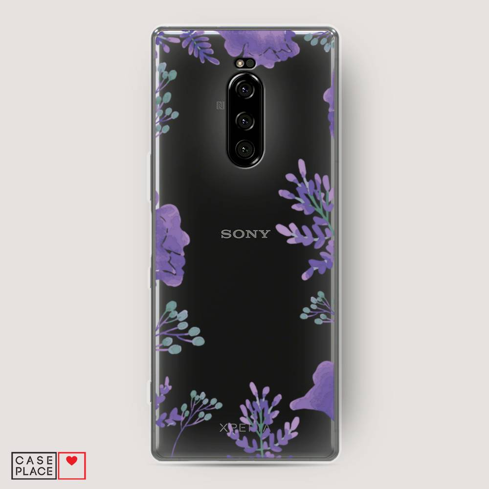 

Чехол Awog на Sony Xperia 1/XZ4 "Сиреневая цветочная рамка", Разноцветный, 54250-8