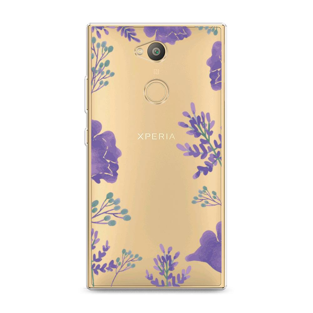 

Чехол Awog на Sony Xperia L2 "Сиреневая цветочная рамка", Разноцветный, 53450-8