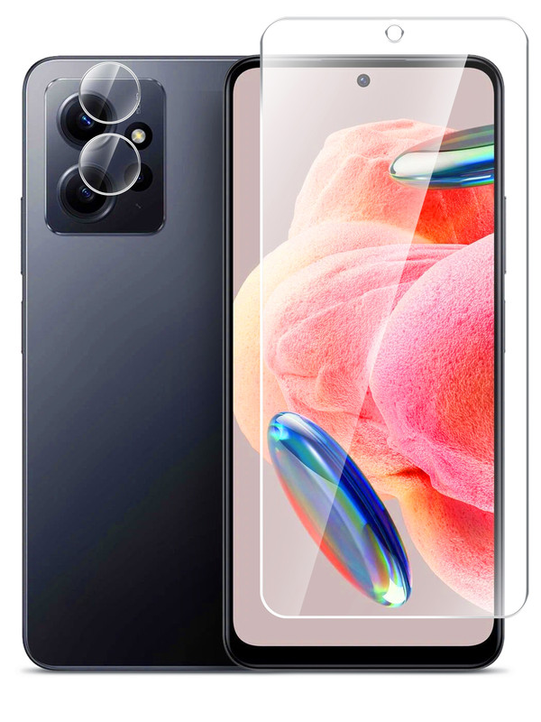 

Гибридное защитное стекло Brozo на экран и камеру Xiaomi Redmi Note 12, Xiaomi Redmi Note 12