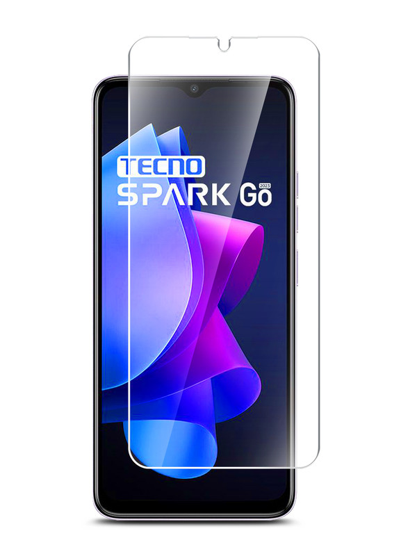 

Гибридное защитное стекло Brozo на Tecno Spark Go 2023, Tecno Spark Go 2023