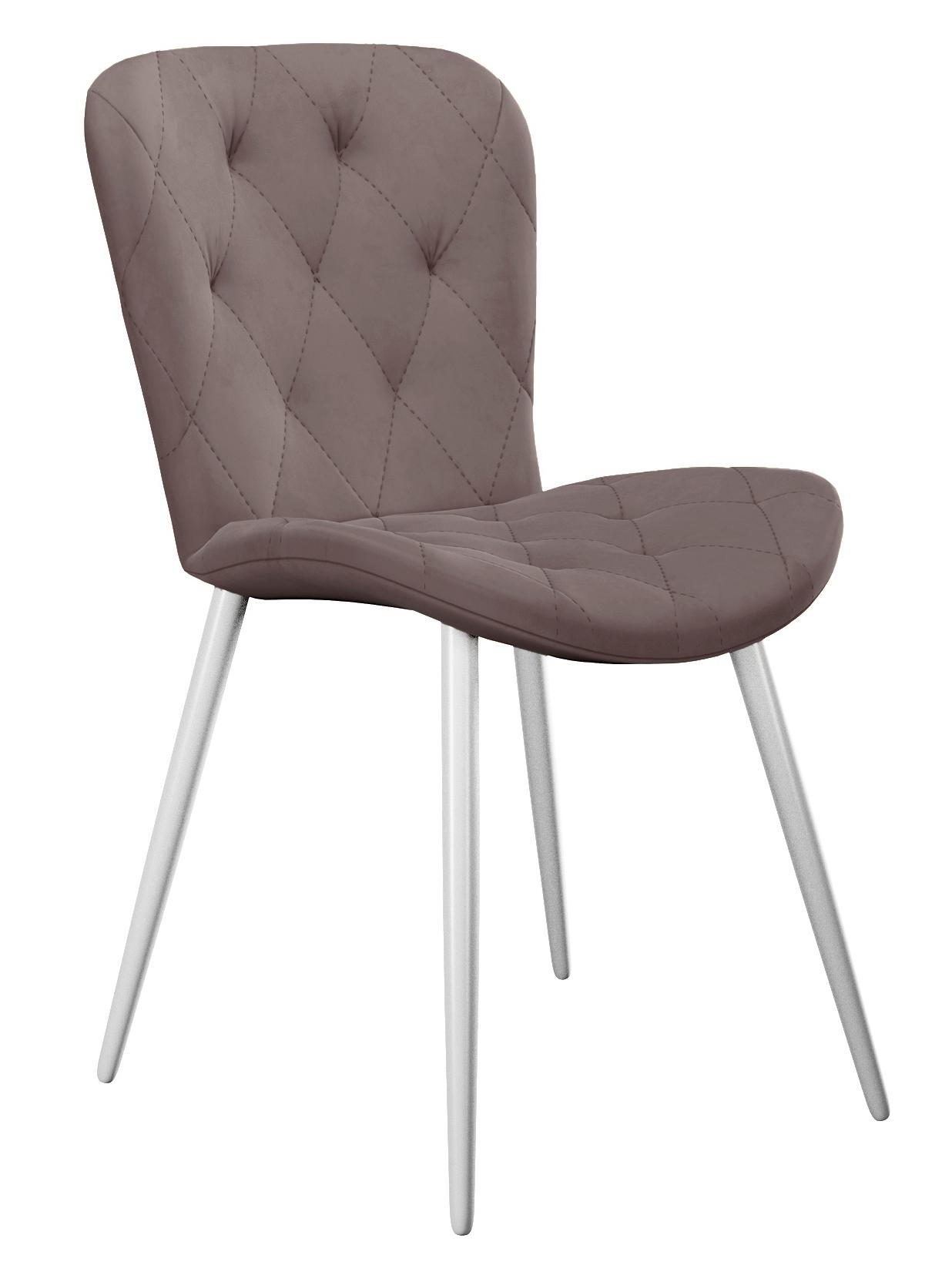 

Комплект кухонных стульев DikLine 303 B5 LATTE, ножки белые, 303