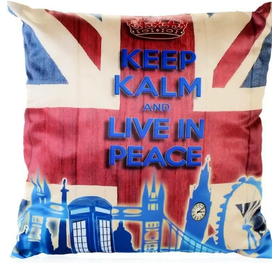 

Полушка декоративная Gift Home "UnionJack" 35*35 см.