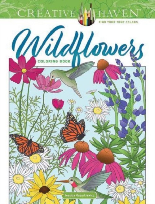 Раскраска Dover Wildflowers Coloring Book 800₽