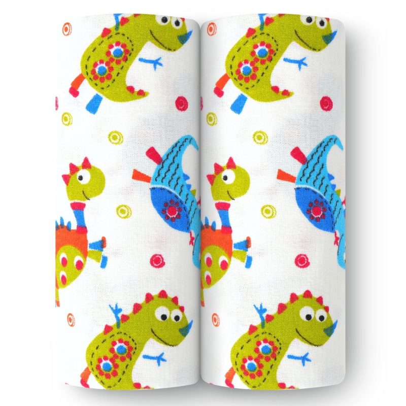 

Пеленки фланелевые для новорожденных loombee FR-9335 110x90 см, 2 шт., FR