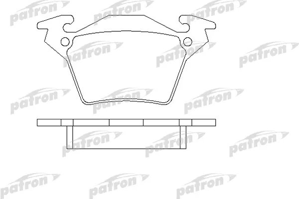 

Тормозные колодки PATRON дисковые PBP1305