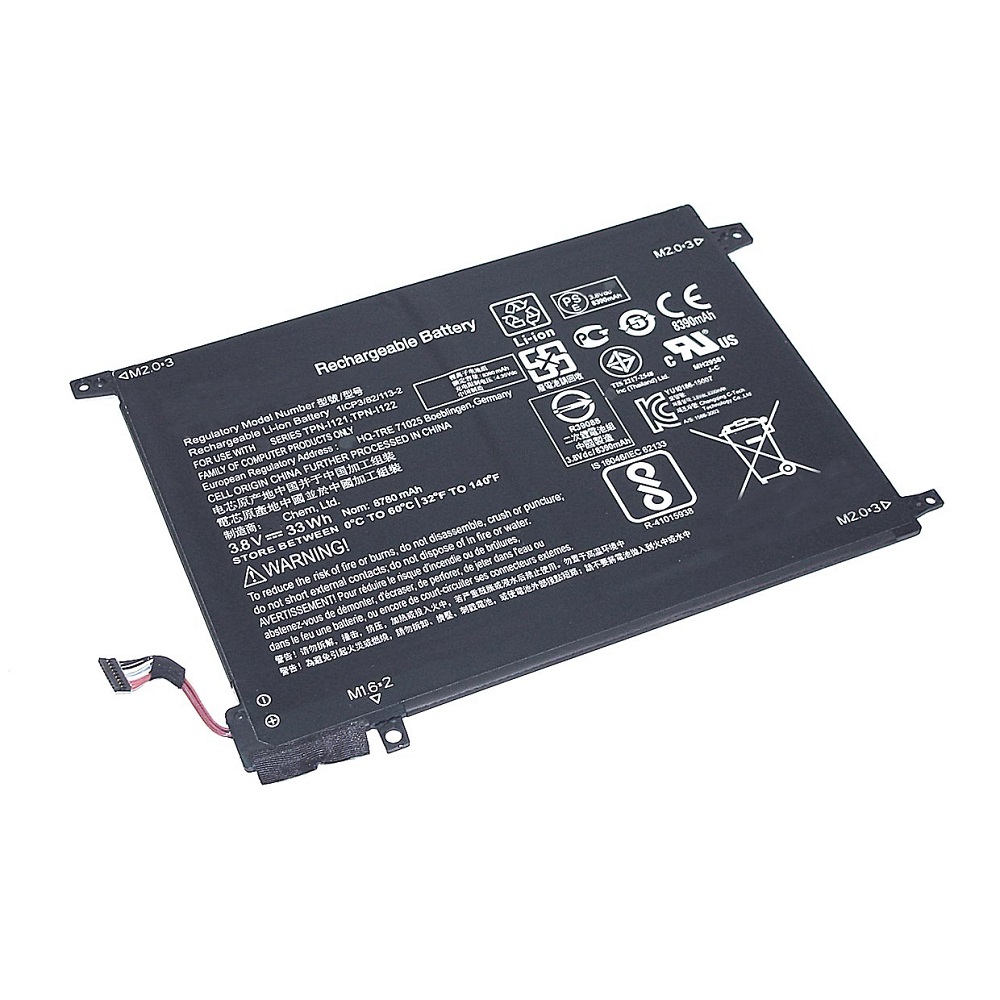 фото Аккумуляторная батарея для ноутбука hp pavilion x2 10 (do02xl) 3,8v 33wh oem