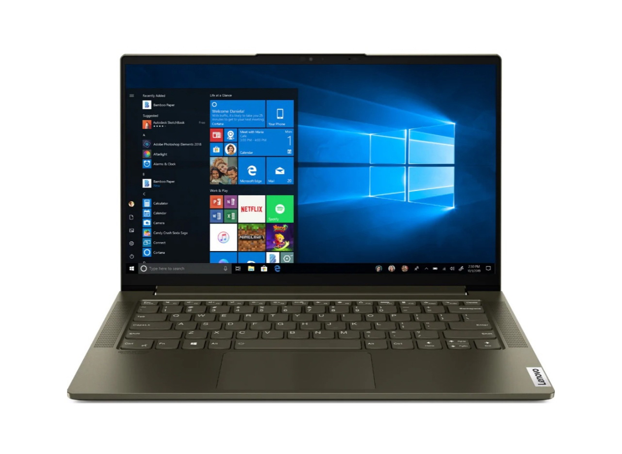 фото Ультрабук lenovo yoga slim 7 14itl05 green (82a3006vru)