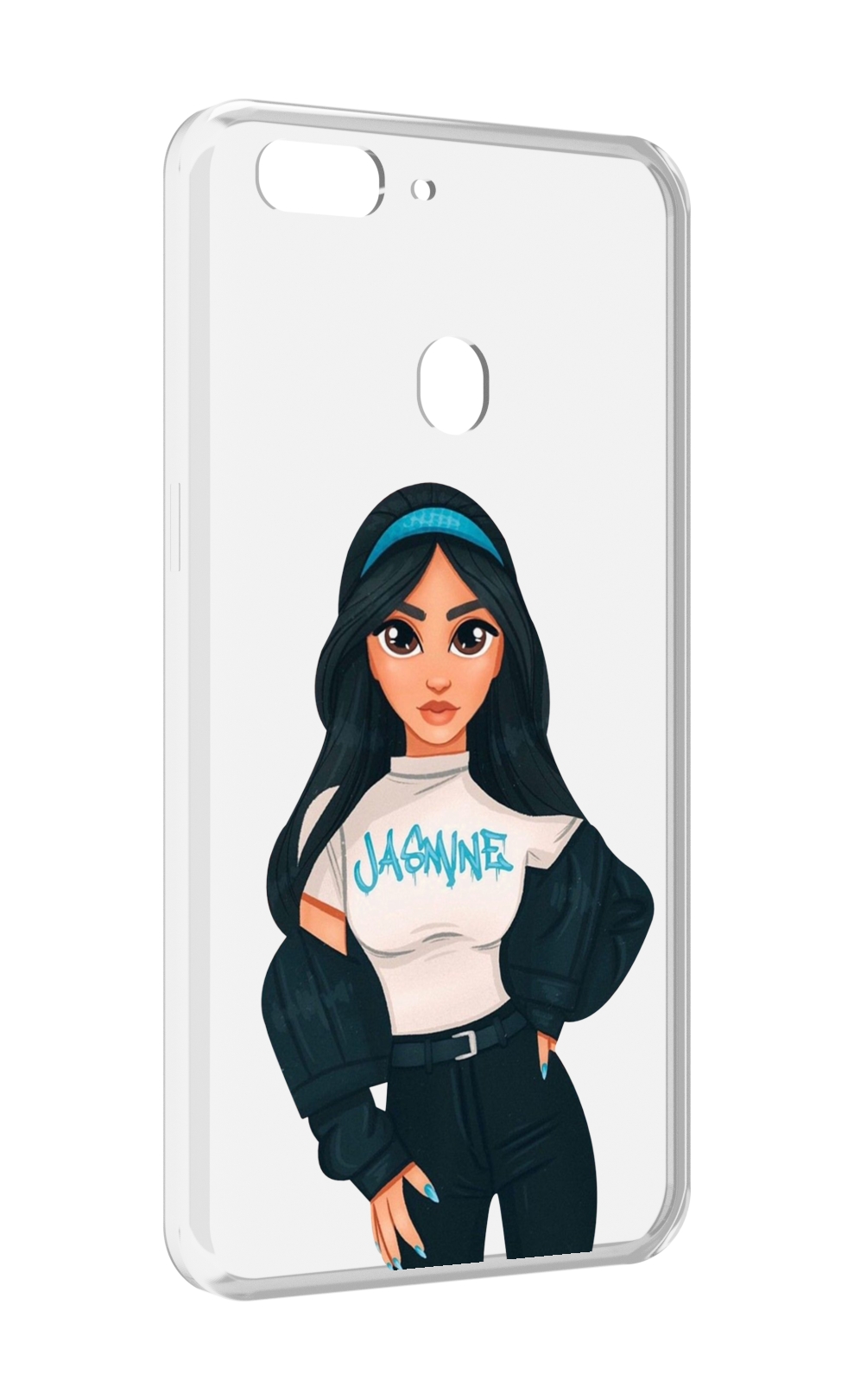 Чехол MyPads жасмин-в-джинсах женский для Oppo Realme 2