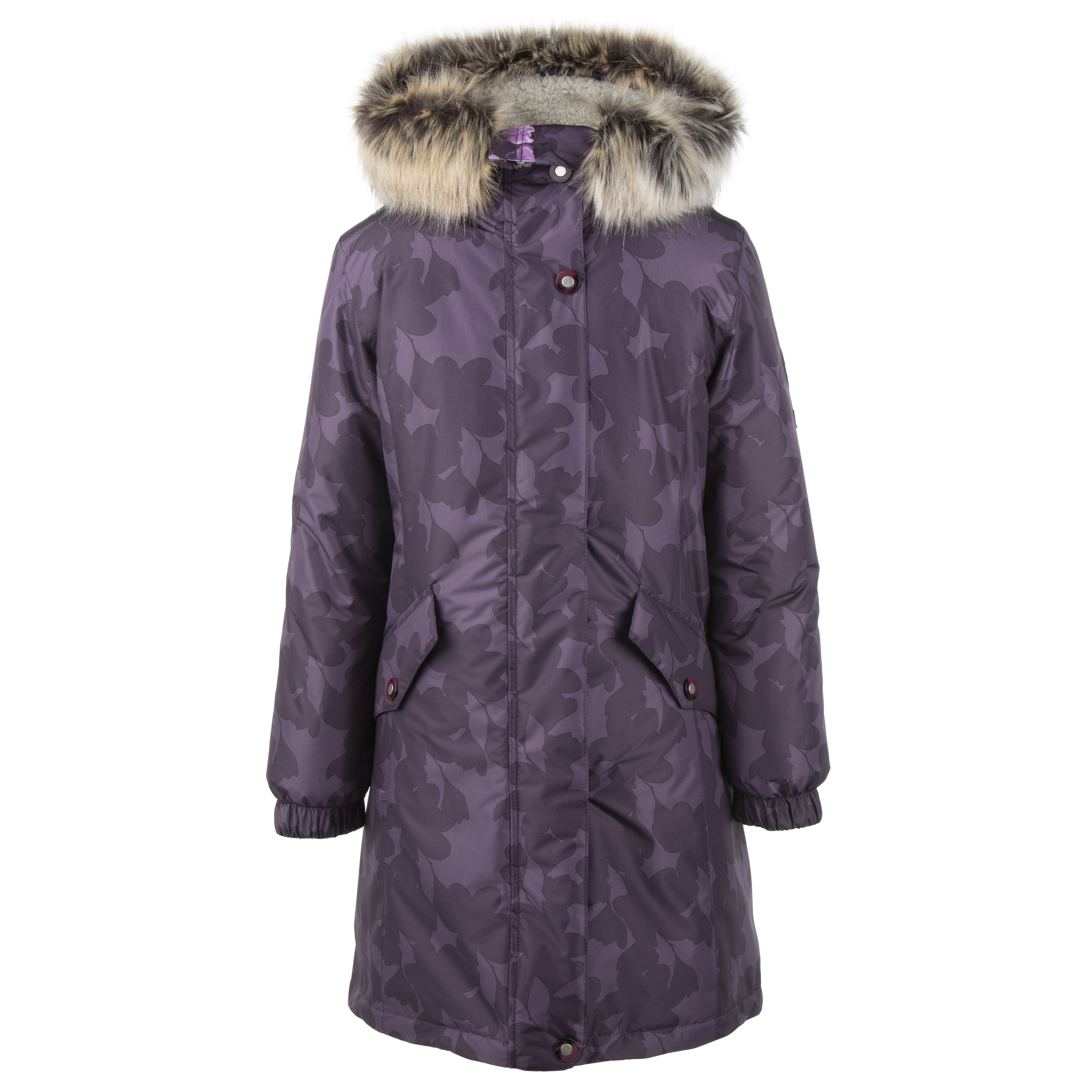 фото Куртка-парка для девочек leda kerry цв.фиолетовый; лавандовый р.134