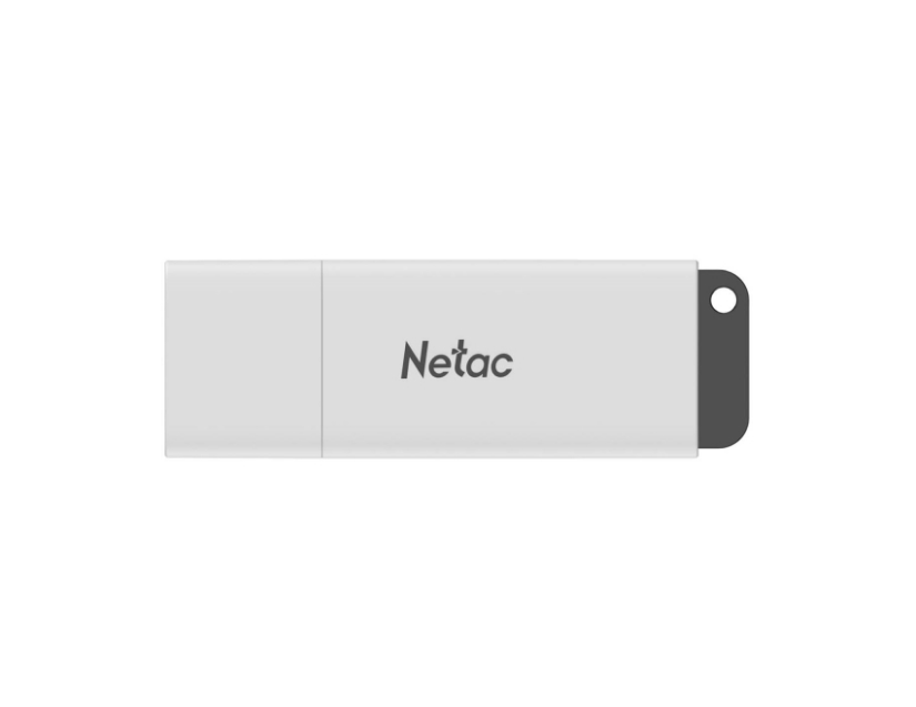 фото Флешка netac u185 64гб black/white (nt03u185n-064g-20wh)