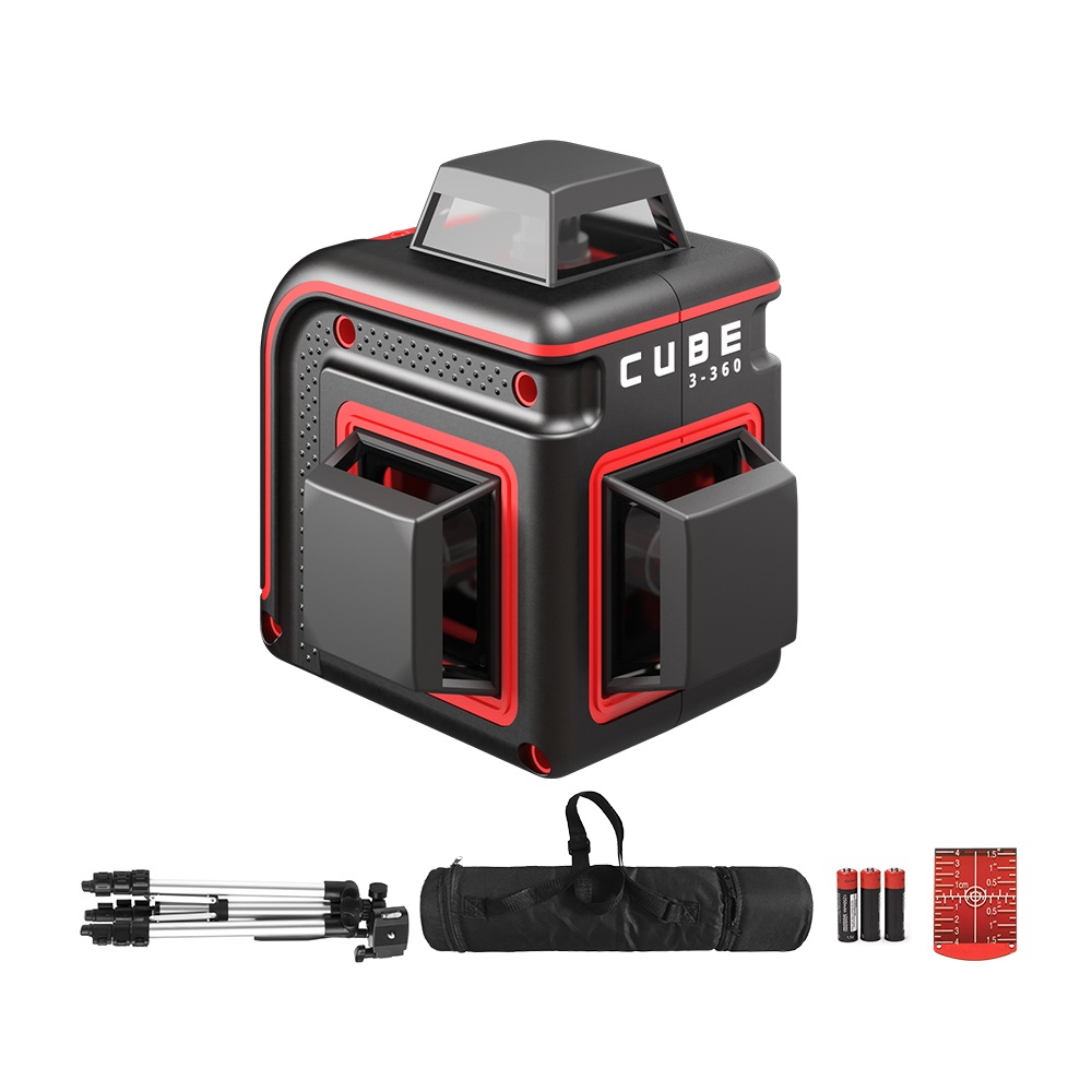 уровень лазерный ada cube 2 360 professional edition 20 70 м ±3 10мм м ±4° лазер2 Лазерный уровень ADA CUBE 3-360 Professional Edition