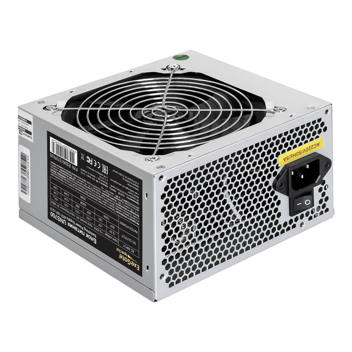 

Блок питания ExeGate UNS700 700W, UNS700