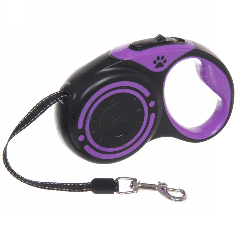 Поводок-рулетка для собак Ultramarine Pet 511-023 фиолетовый 5м до 15кг