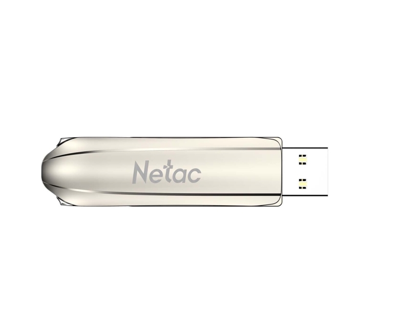Флешка Netac U389 128ГБ Silver (NT03U389N-128G-31PN)
