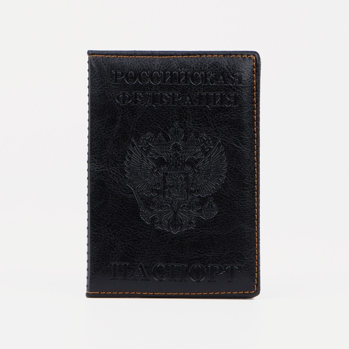 

Обложка для паспорта унисекс NoBrand Герб, чёрный, Черный, Герб