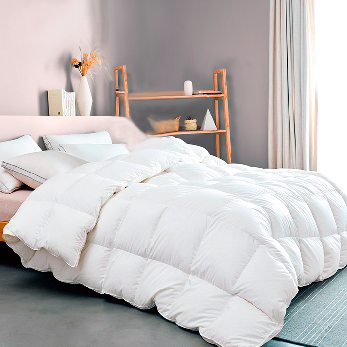 

Одеяло 8H Antibacterial Goose Down Y1C White 650g осеннее