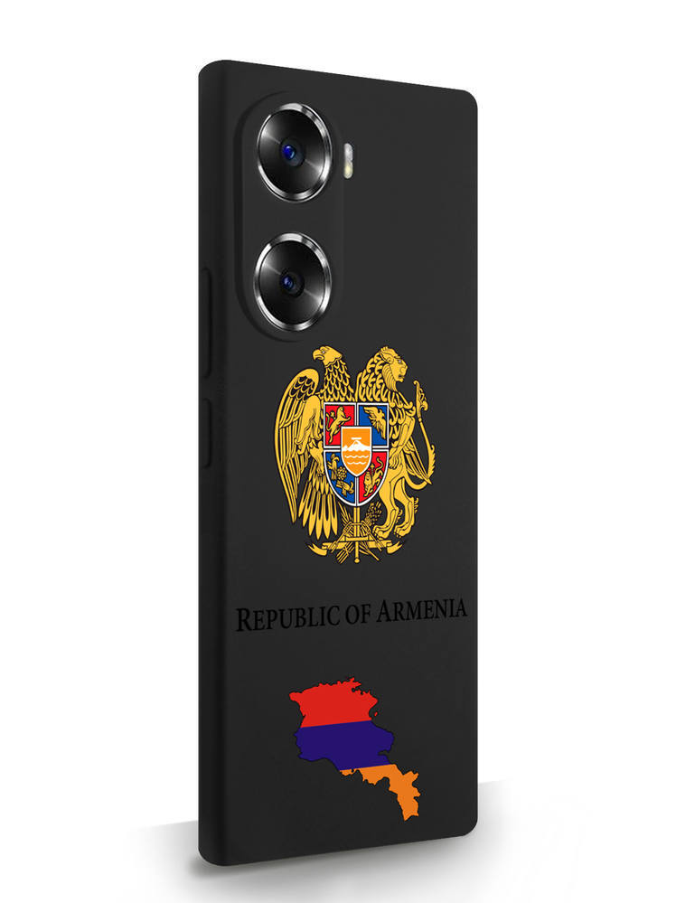 фото Чехол signumcase honor 60 герб армении черный