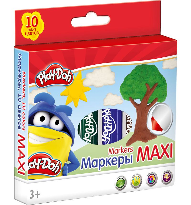 

Фломастеры Play-Doh Jumbo 10 цв.