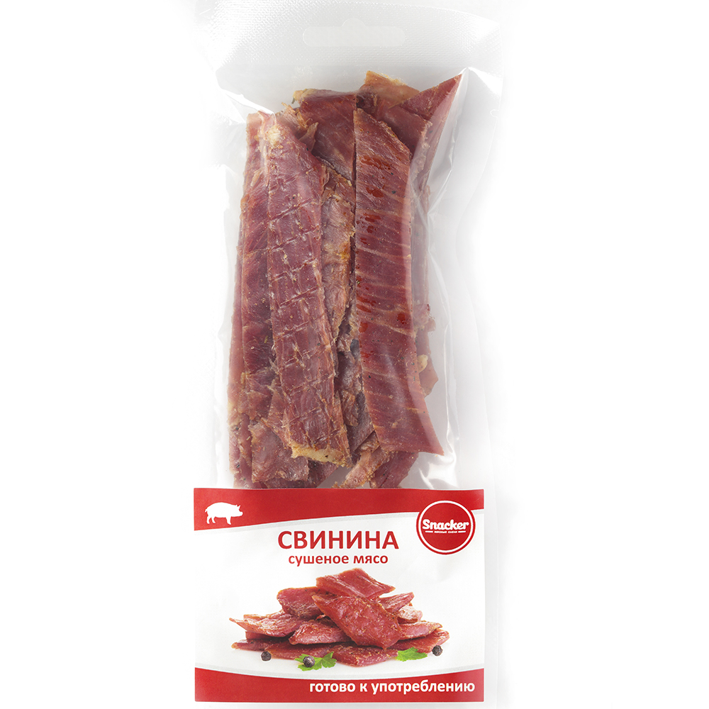 

Мясо вяленое Snacker Свинина, 100 г
