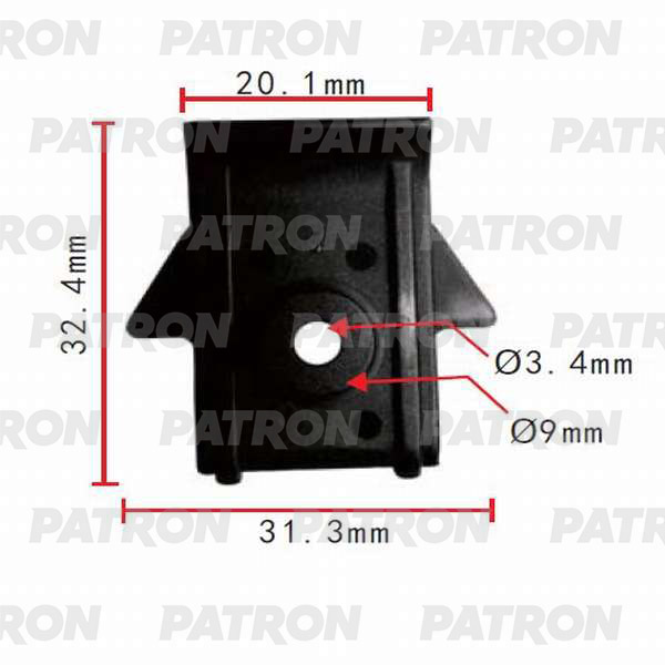 

Клипса Автомобильная PATRON P370041
