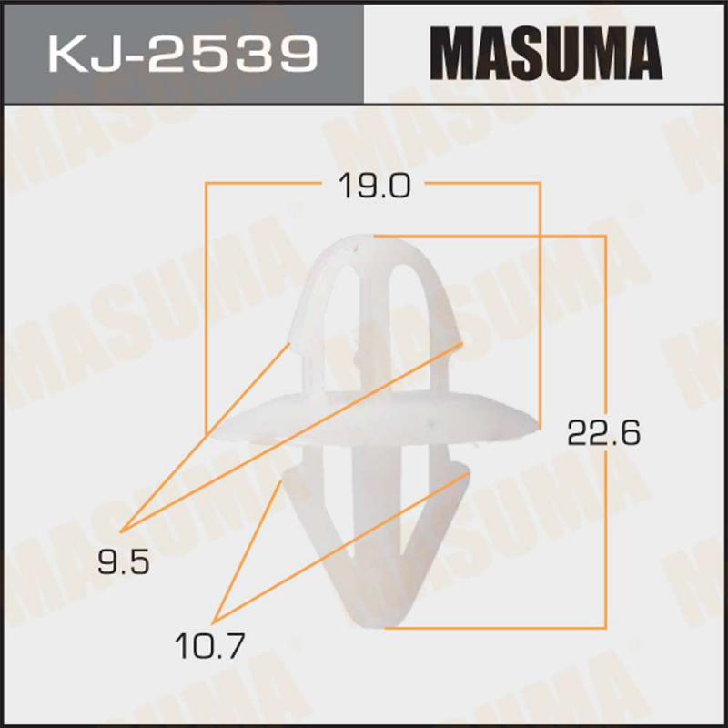 

Клипса Автомобильная MASUMA KJ2539