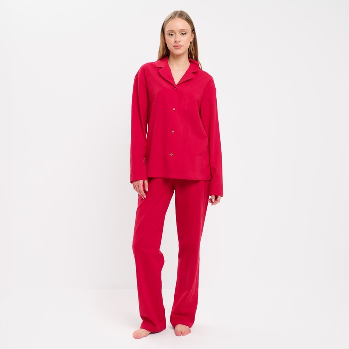 

Пижама женская KAFTAN П00000560 красная 52-54, Красный, П00000560