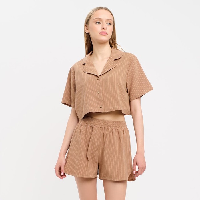 

Пижама женская KAFTAN П00000560 бежевая 48-50, Бежевый, П00000560