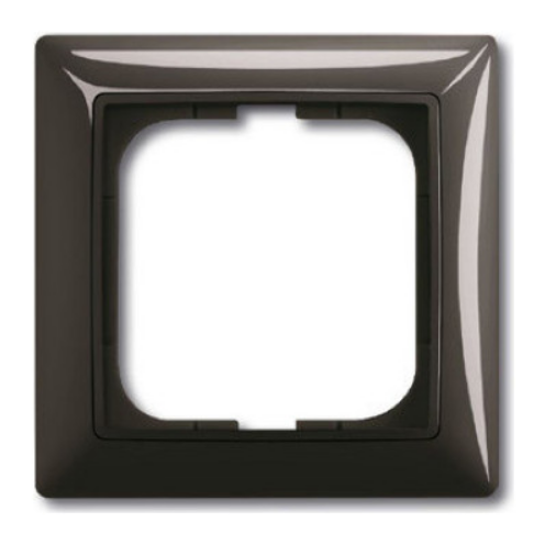 

BASIC 55 Рамка 1 пост chateau-black | код 2CKA001725A1506 | ABB (1 шт.)
