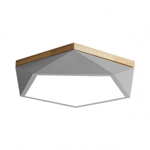 фото Умный светильник xiaomi huizuo smart macaron polygon ceiling light 18w midnight ash