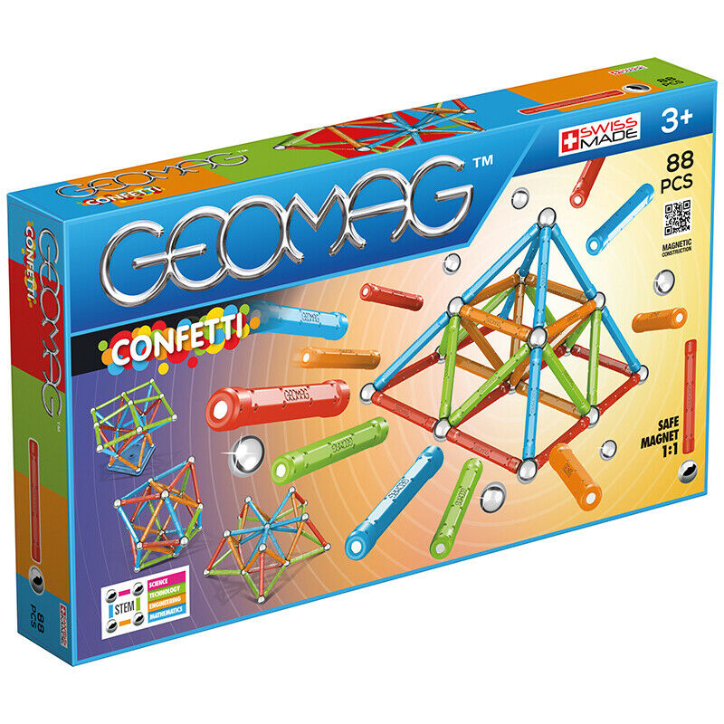 Магнитный конструктор Geomag Confetti 88 деталей 5399₽