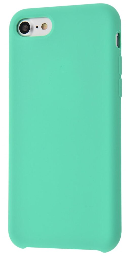 фото Накладка silicone case для iphone 7/8 светло-зеленая