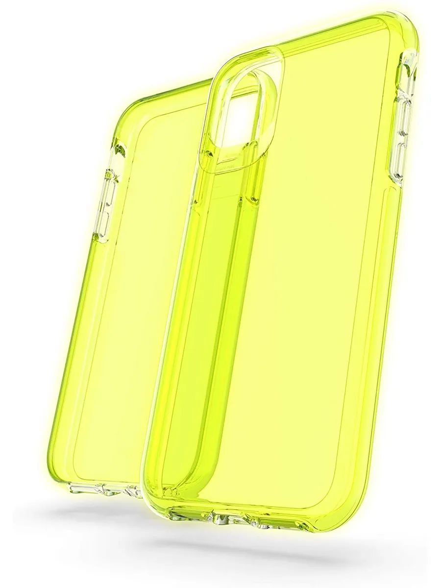 Накладка ZAGG для iPhone 13 Iridescent Anti-microbial Case Neon Yellow 1196₽