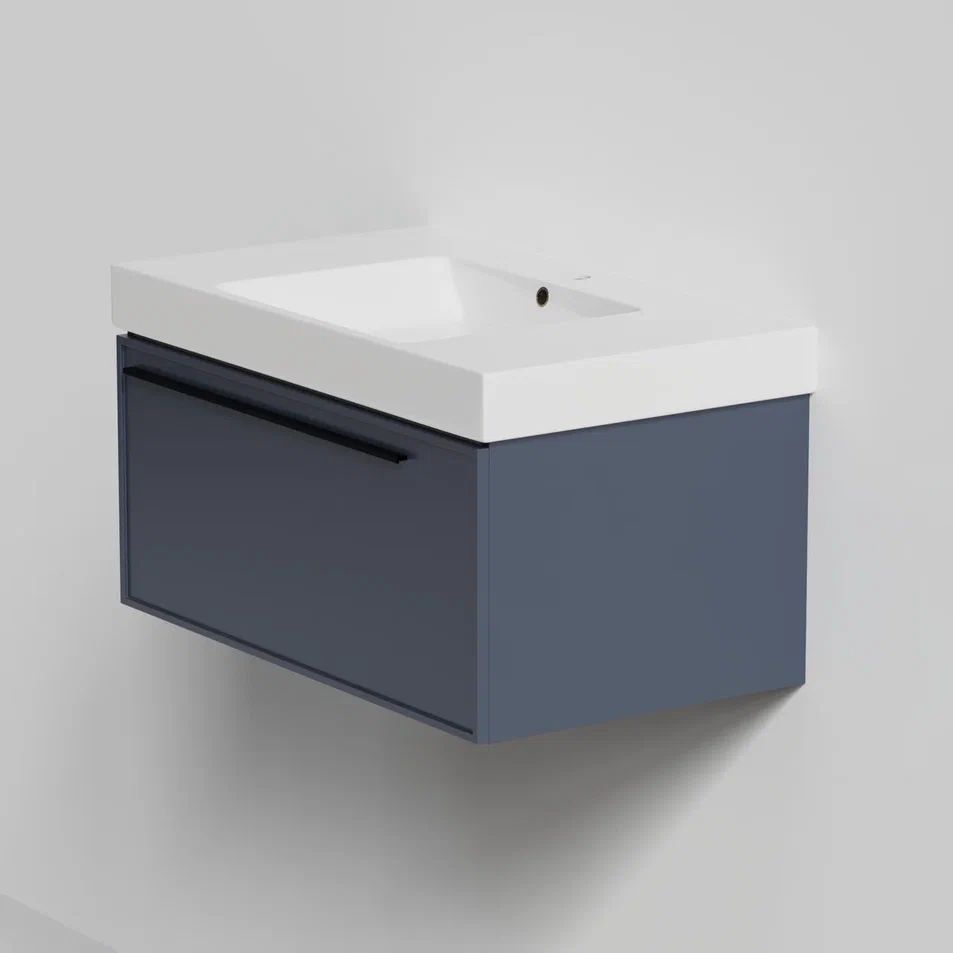 

Тумба под раковину La Fenice Elba Blu Grigio 80 см синяя матовая FNC-01-ELB-BG-80, Синий, Elba 80