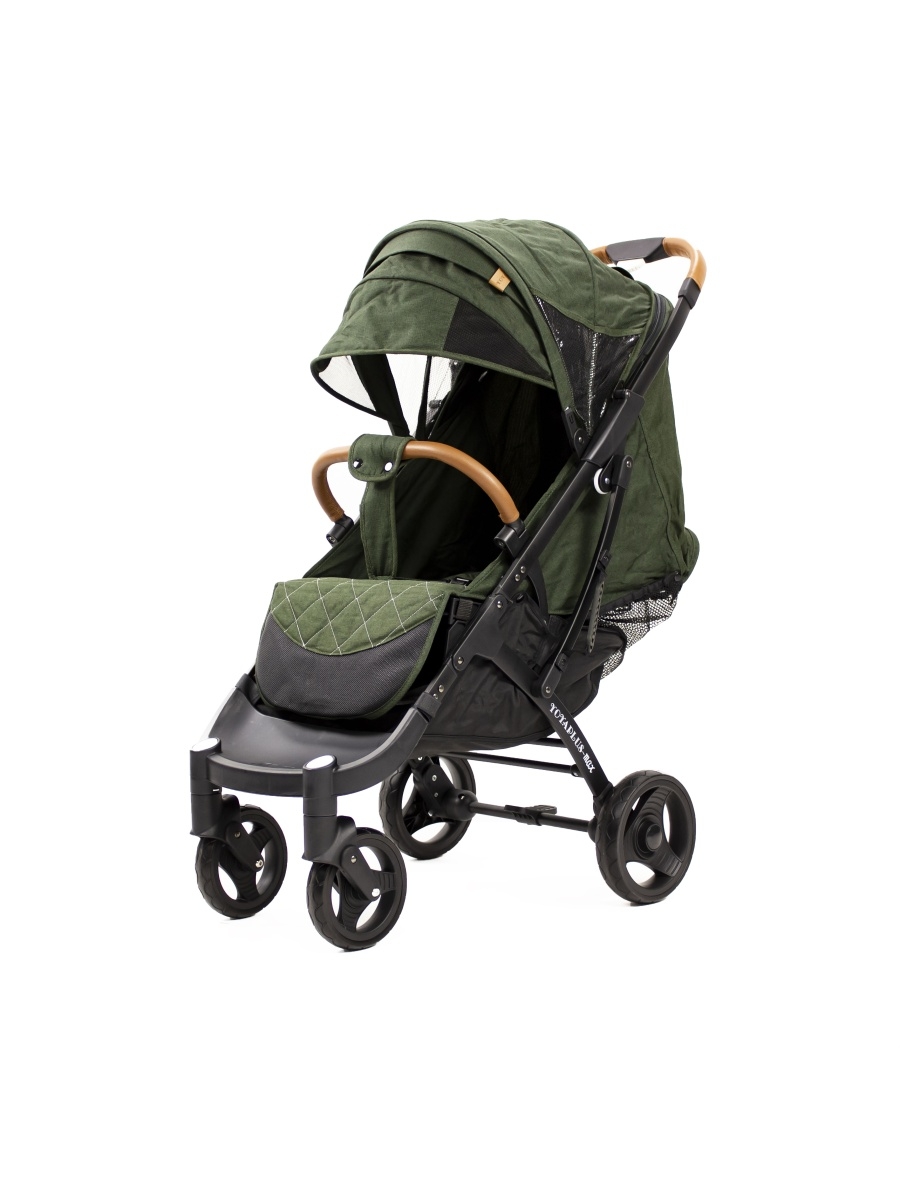 

Коляска YOYA PLUS MAX хаки с черной рамой, PLUS MAX