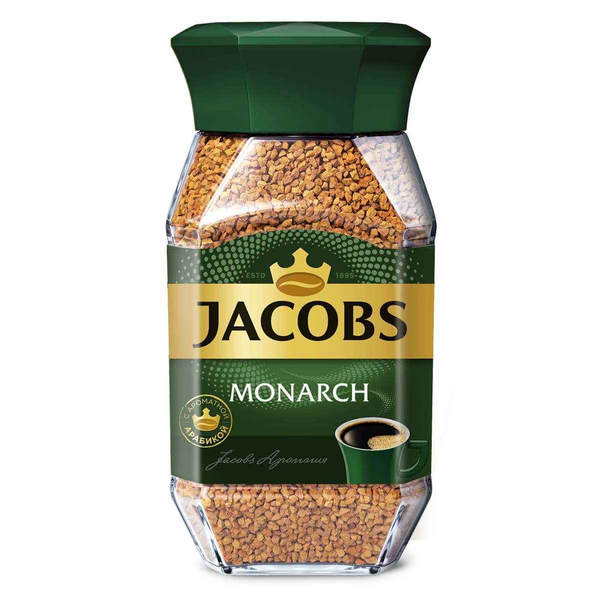 

Кофе Jacobs Monarch растворимый 47,5г стекло