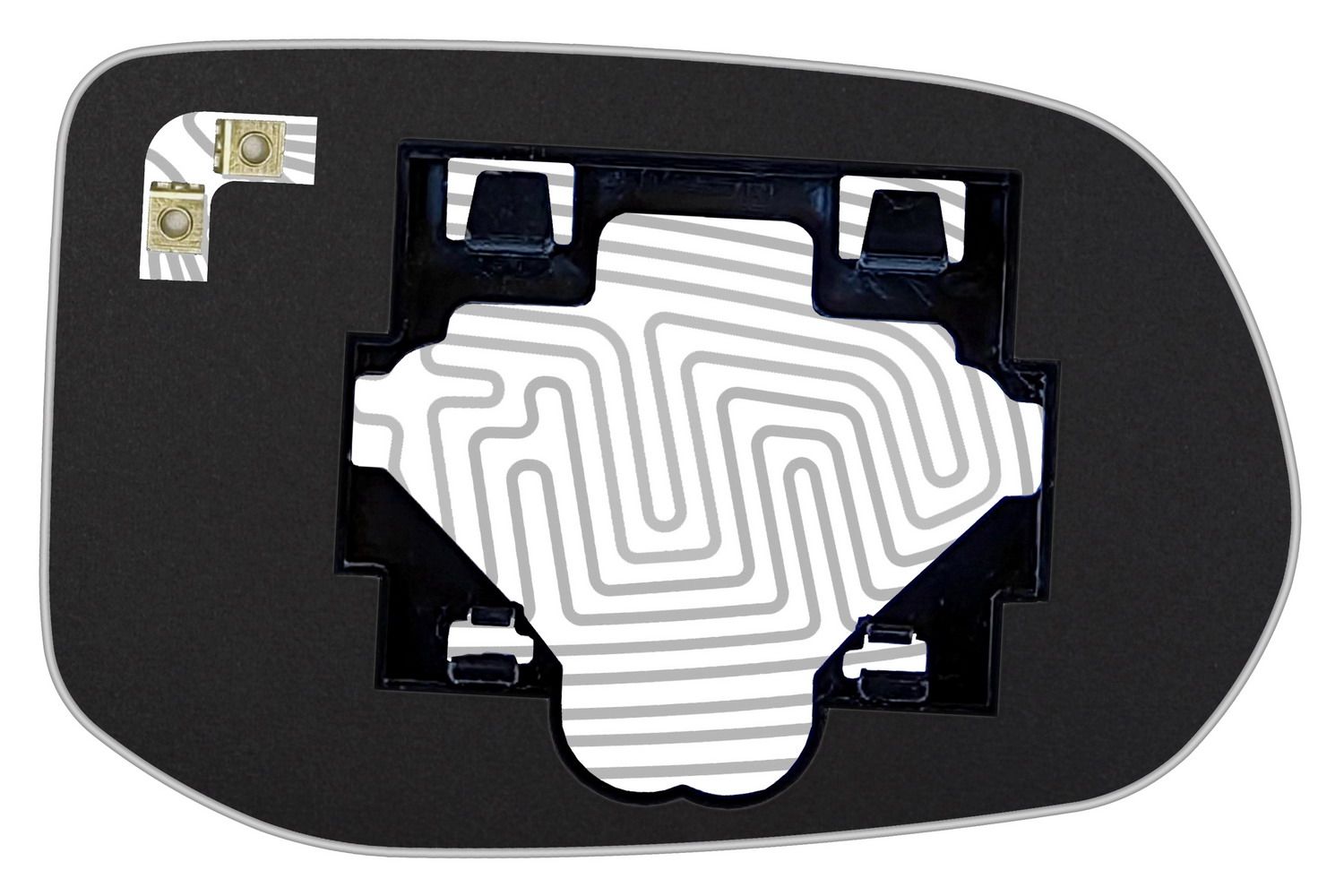 

Зеркальный Элемент Левый Honda Civic Viii Lx (05-12) Асферика Нейтральный С Обогревом