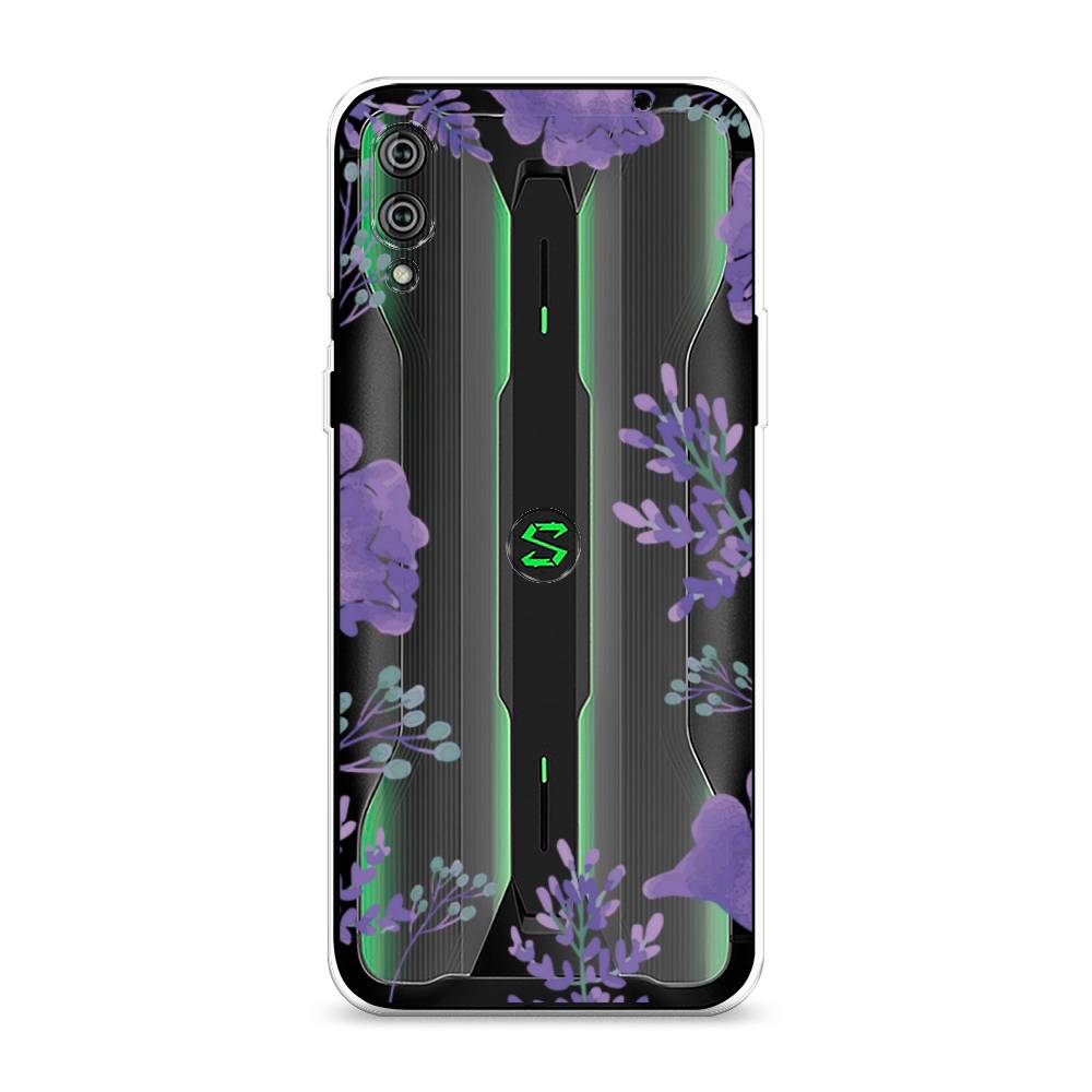 

Чехол Awog на Xiaomi Black Shark 2/2 Pro "Сиреневая цветочная рамка", Разноцветный, 36450-8