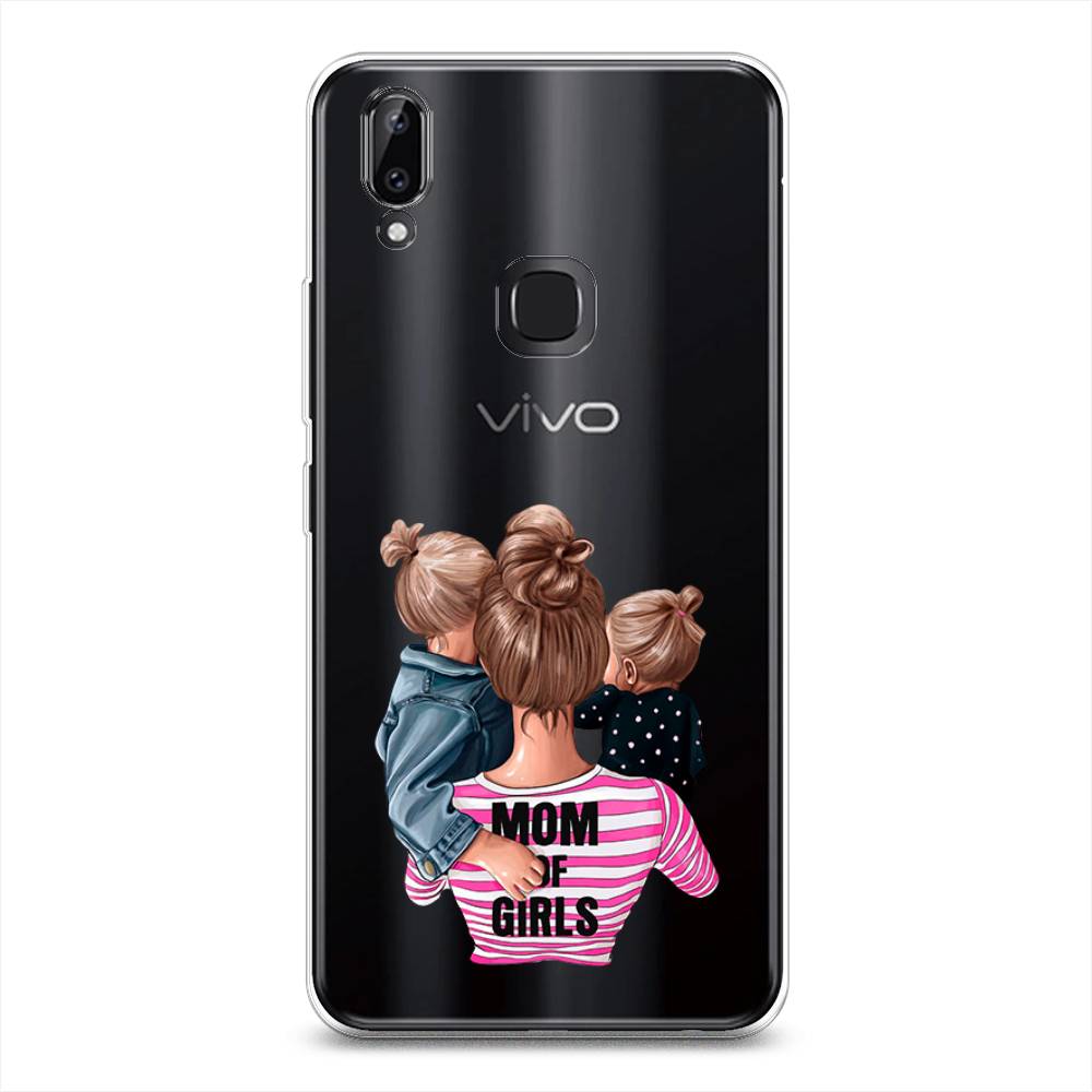 

Чехол Awog на Vivo Y85/V9 "Mom of Girls", Разноцветный, 260350-6