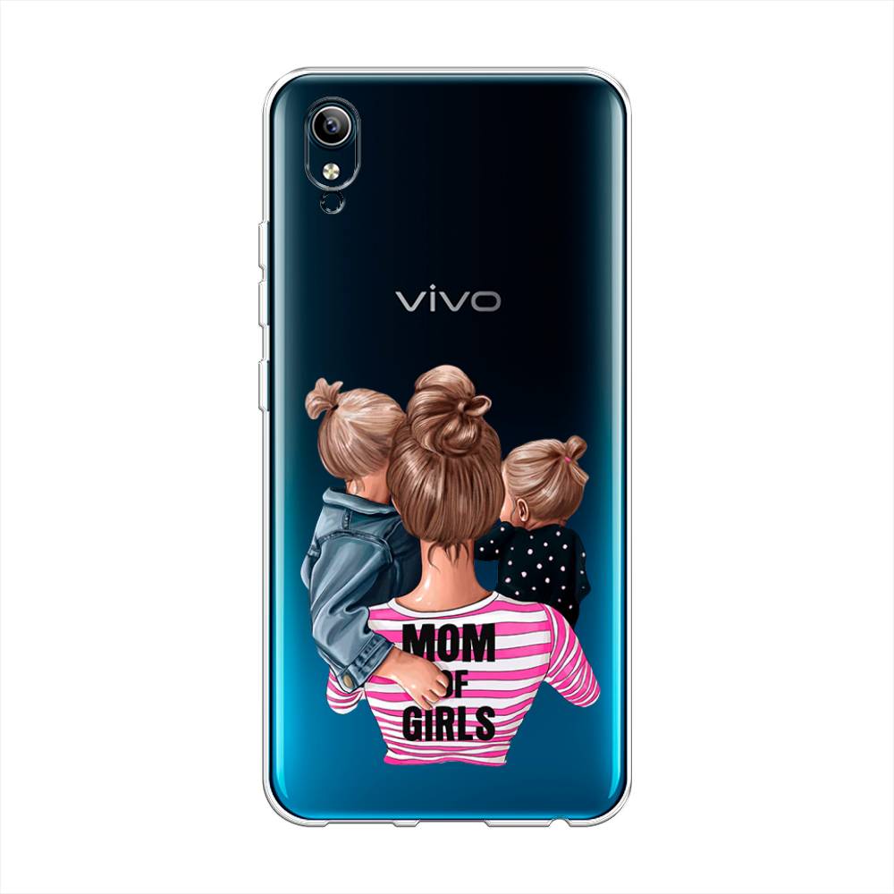

Чехол Awog на Vivo Y91c/Y1s "Mom of Girls", Разноцветный, 262850-6