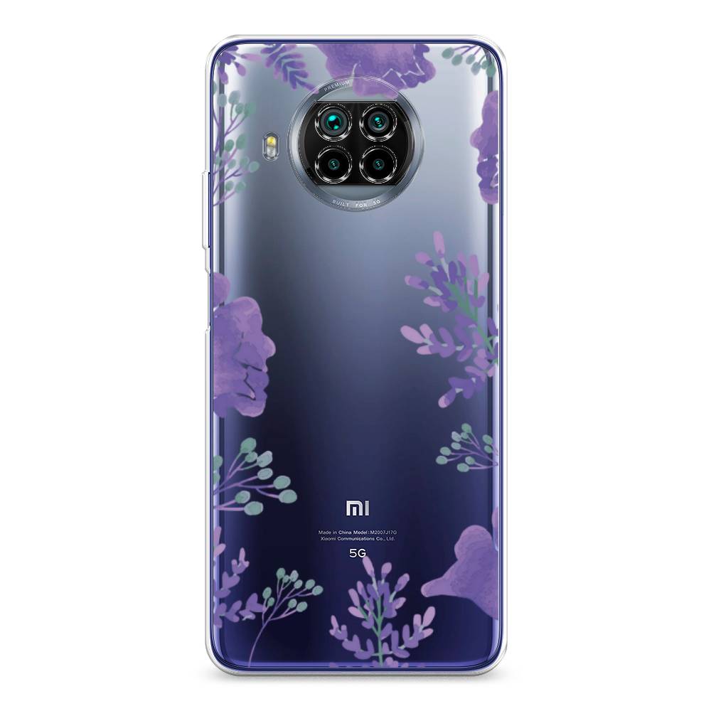 

Чехол Awog на Xiaomi Mi 10T Lite "Сиреневая цветочная рамка", Разноцветный, 39150-8