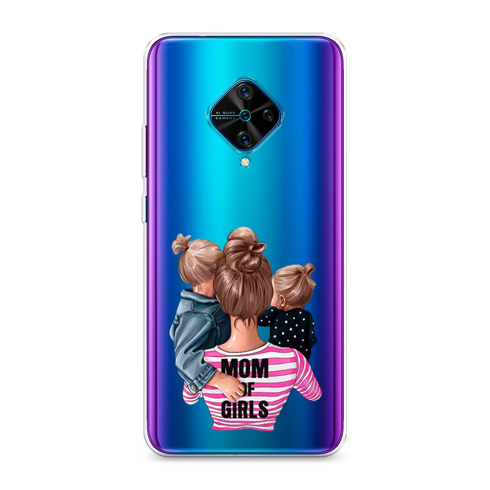 

Чехол Awog на Vivo Y9s "Mom of Girls", Разноцветный, 262450-6